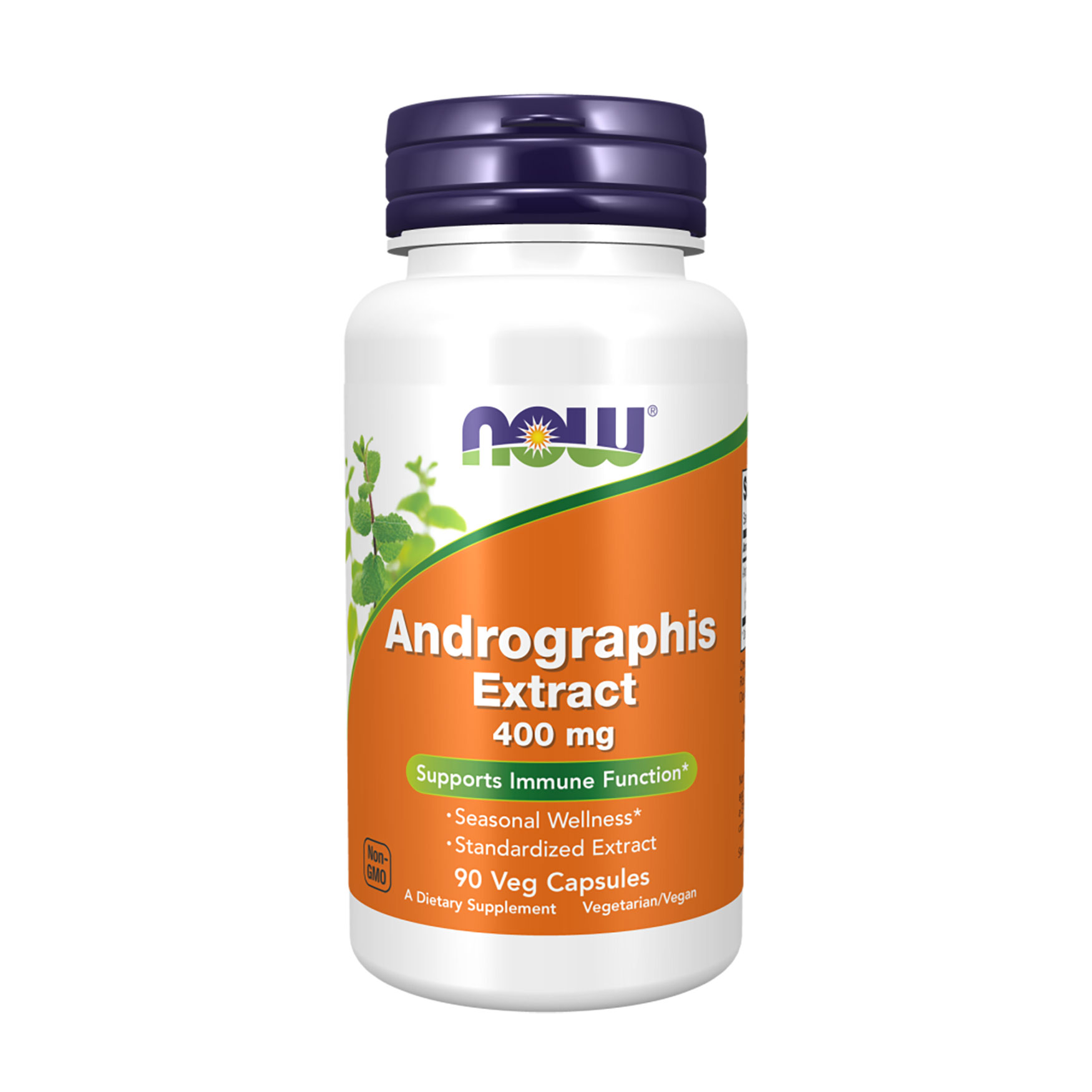 Екстракт aндрографіса NOW Foods Andrographis Extract 400 мг, 90 капсул